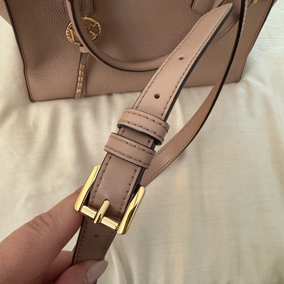 Michael Kors Blush Nude Pink Leather Tote Shoulder Bag - Picture 9 of 16